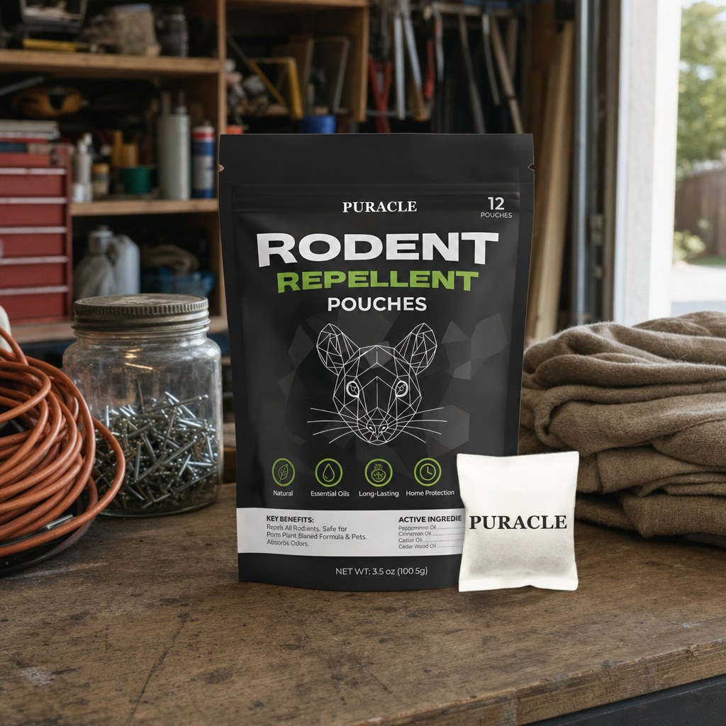The pack on a garage workbench